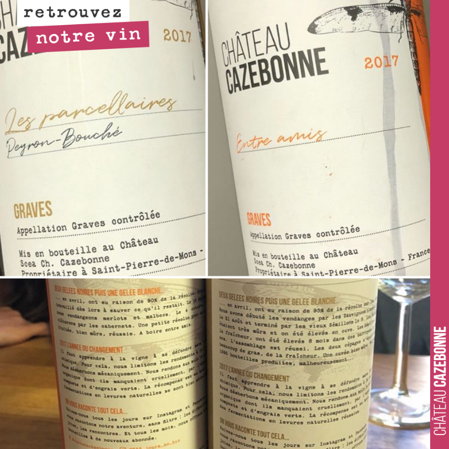 Wineteeps nous a fait l’honneur de déguster nos vins et de publier le commentaire ci-dessous. Merci beaucoup, cela fait plaisir !
‘Son blanc est super intéressant, 70% sémillon, 30% sauvignon surm...