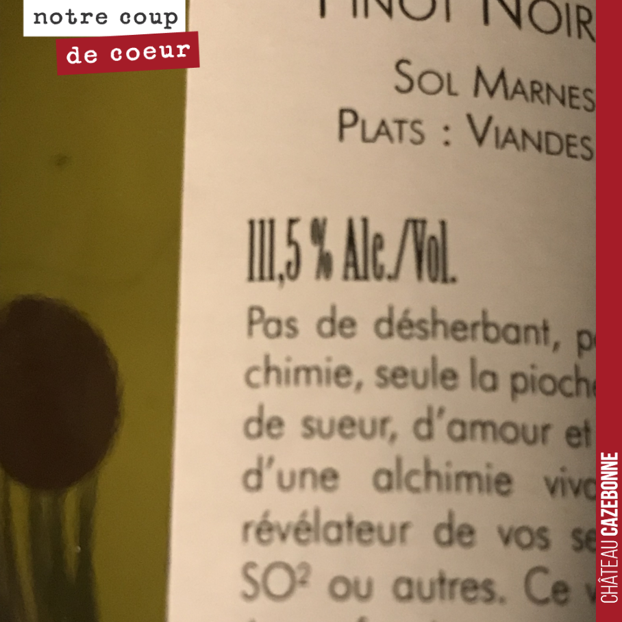 Ce soir, on a dégusté un excellent Pinot Noir 2015 de Philippe Chatillon dans le Jura, avec 111,5 degrés d'alcool !
Merci Philippe pour ton talent; rare sont les vignerons qui arrivent à conserver...