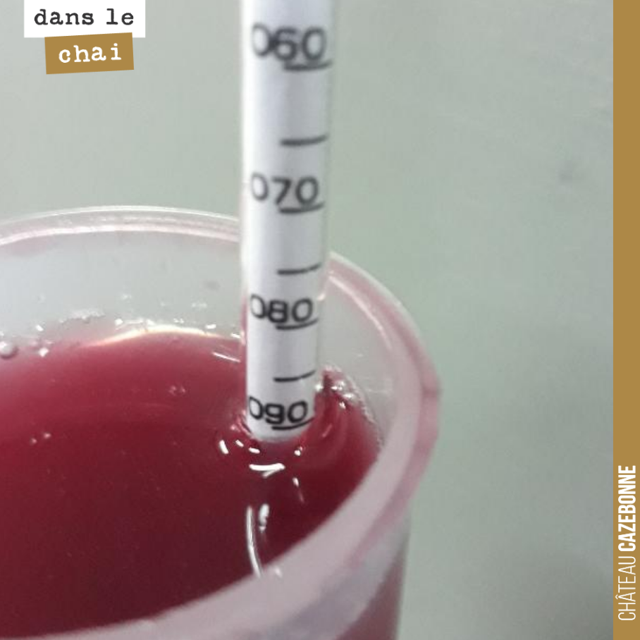1096 de densité sur les cabernets sauvignon rentrés vendredi. Cela devrait faire un équivalent de 13,5 degrés.
Très contents des équilibres, et cela goûte très bien. Ces cabernets promettent un a...