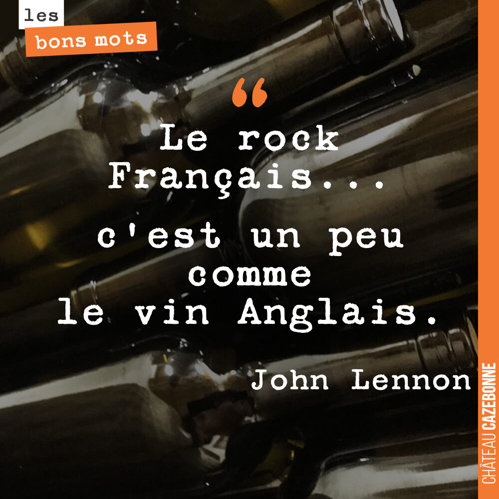 Le rock Français... c'est un peu comme le vin Anglais