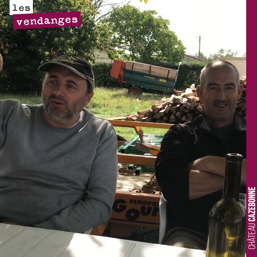 Casse croute de fin de vendanges. David nous raconte les 1001 façons de préparer la palombe. La palombe, c’est une tradition locale, un art de vivre.