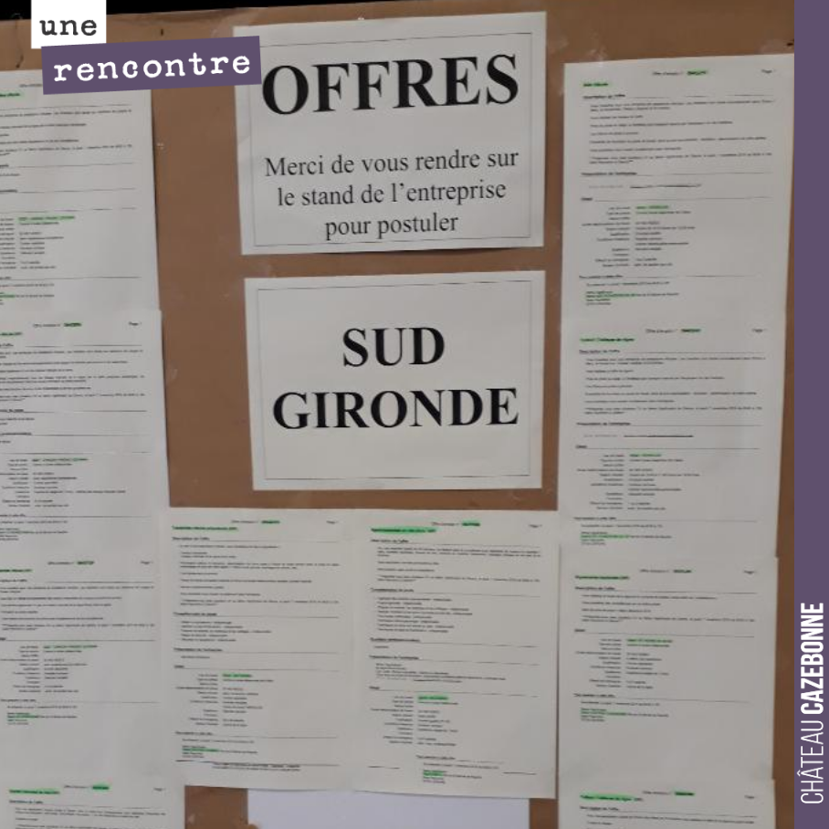 Plein d’espoir, on a participé à un forum pour l’emploi dans le secteur viticole pour recruter pour la saison à venir.
Des dizaines d’offres, pas ou très peu de candidats. C’est le sort de nos mét...