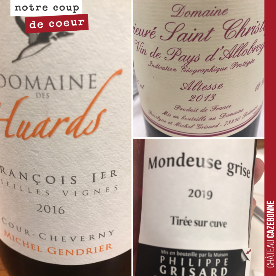 De très jolis vins, dégustés aux Rencontres des cépages modestes, le week-end dernier.