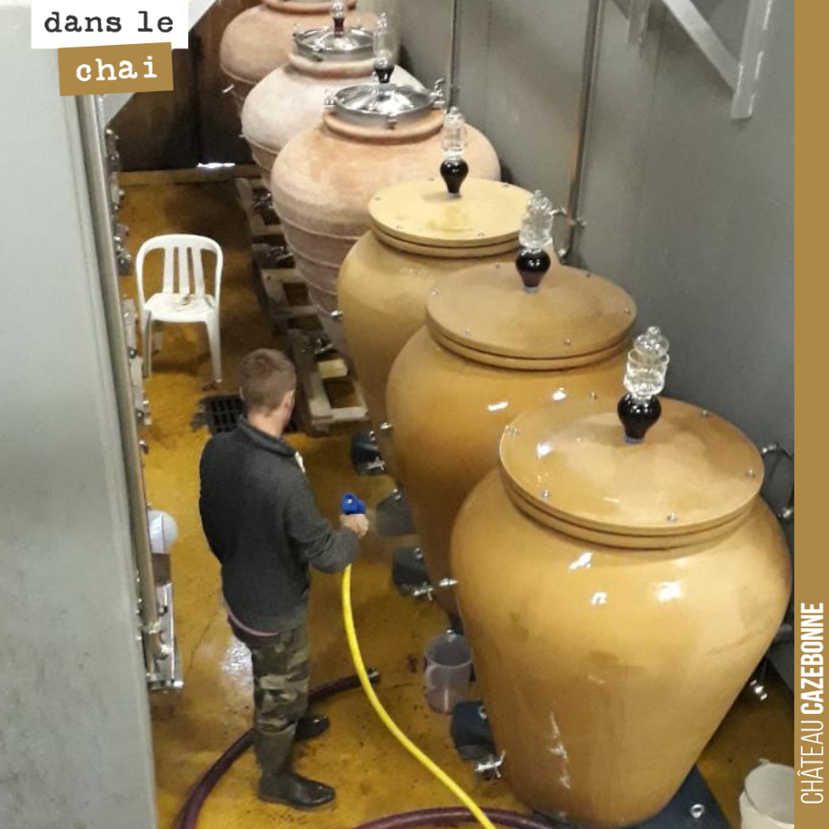 On vous réserve de biens beaux parcellaires pour nos rouges en 2019.
On est fan des amphores et de la tension que cela donne aux vins !