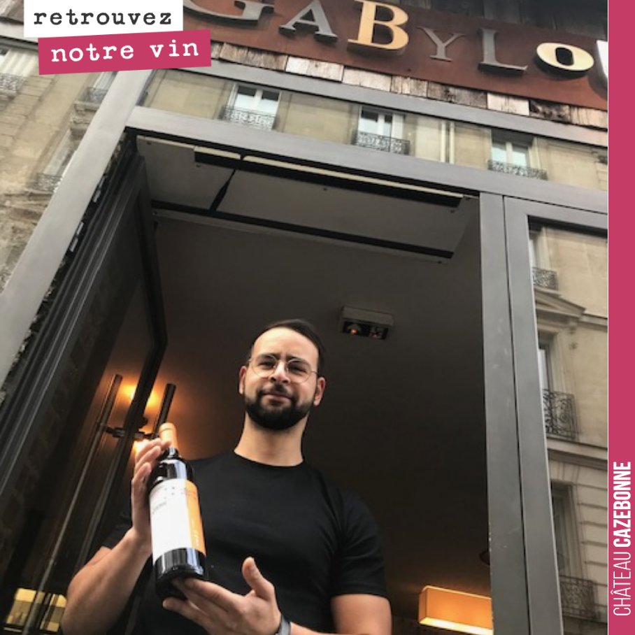 Retrouvez désormais notre vin au Gabylou dans le 17ème arrondissement de Paris.
(15 rue d’Armaillé)