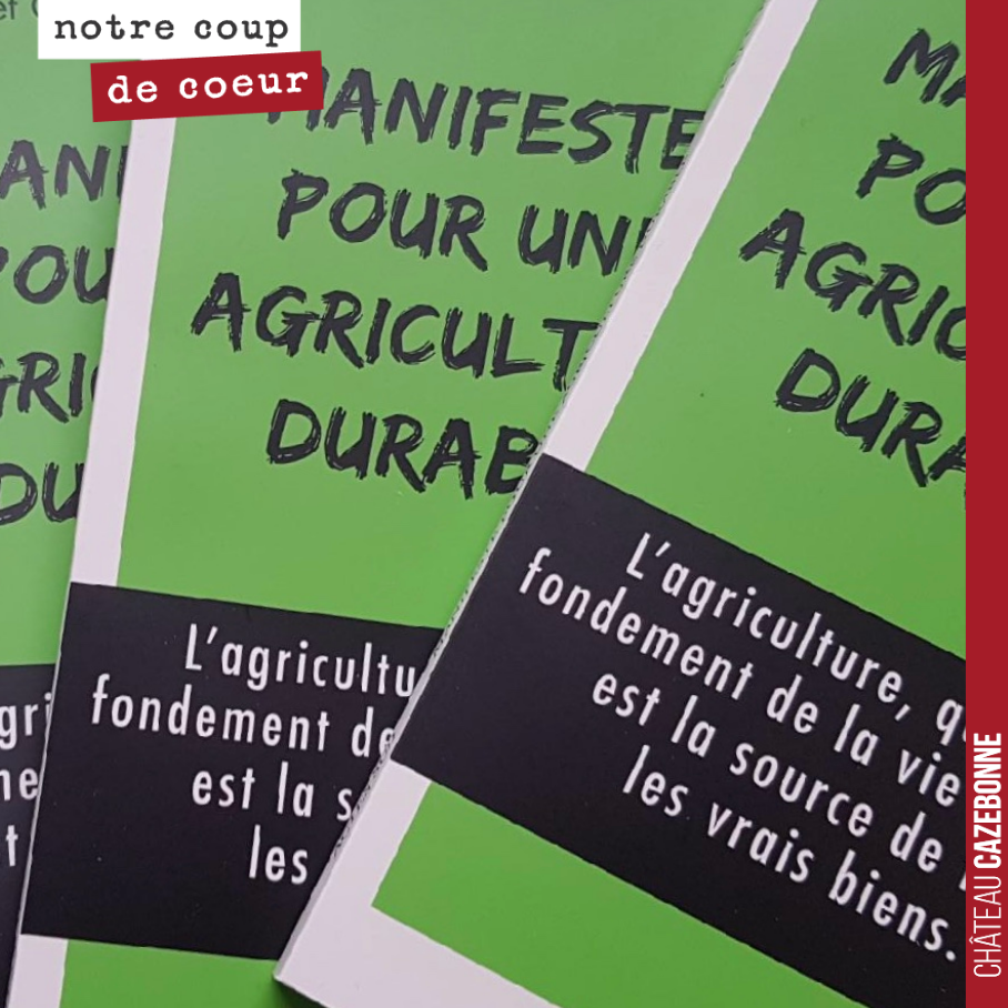 Idée de cadeau de dernière minute pour ceux qui seraient en mal d’idée.
Un Manifeste signé par Claude et Lydia Bourguignon.