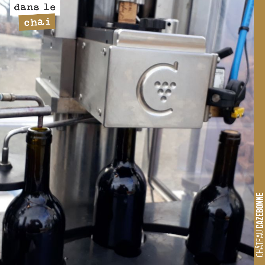 Grosse journée de mise en bouteille avec notre Entre amis blanc 2019, nos parcellaires rouges Astéries de Darche (merlot en amphore) et Galets de Cazebonne (cabernet-sauvignon en amphore).
Et cela ...