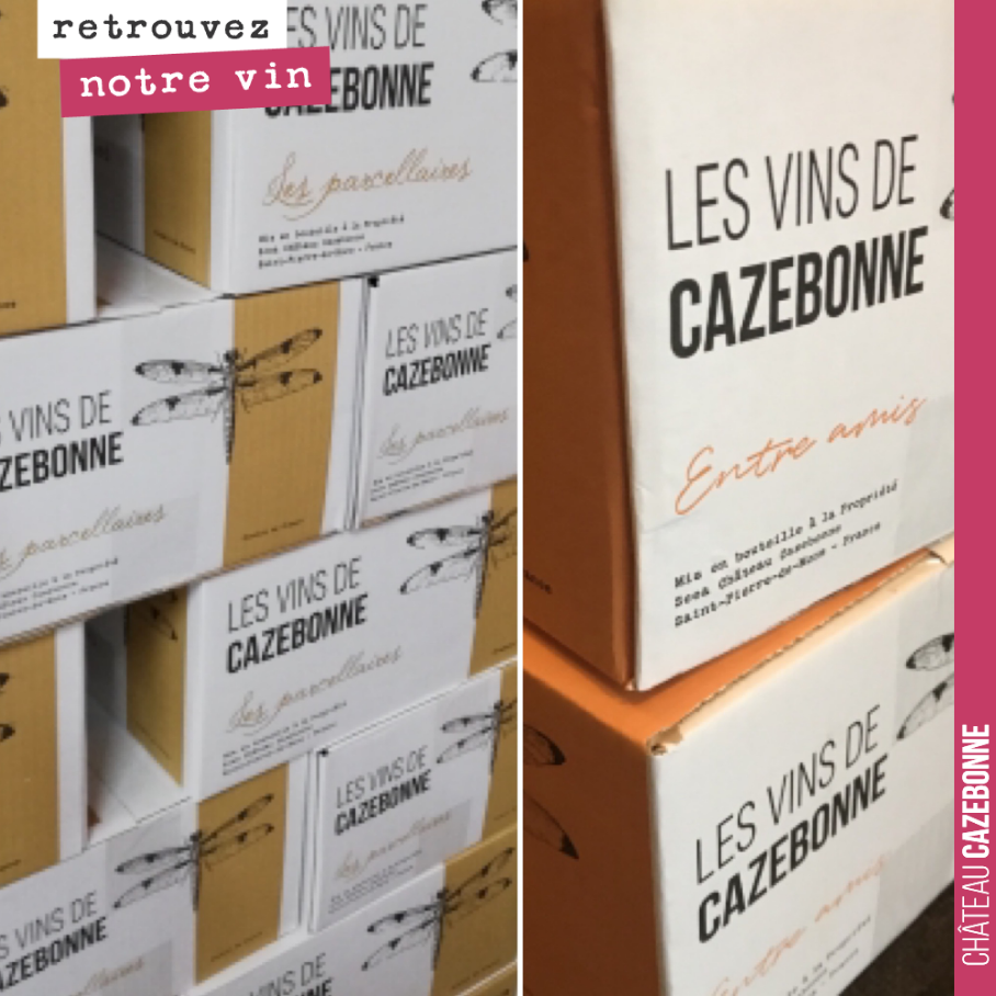 Désormais, nous avons nos cartons aux couleurs des Parcellaires, à l’image des cartons pour la gamme Entre amis.
À venir encore cette année, les cartons couleur bleu céleste pour notre grand vin (...