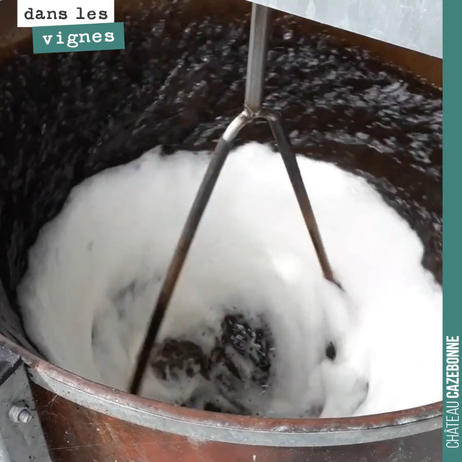 On dynamise tisane de prêle et Maria Thun pour pulvérisation sur les sols de l’ensemble de nos parcelles.
La tisane de prêle doit permettre de limiter le développement du mildiou. Le compost de bo...