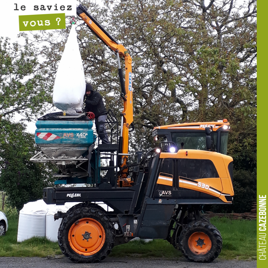 Savez vous ce que l’on a épandu avec cette machine bizarre ?