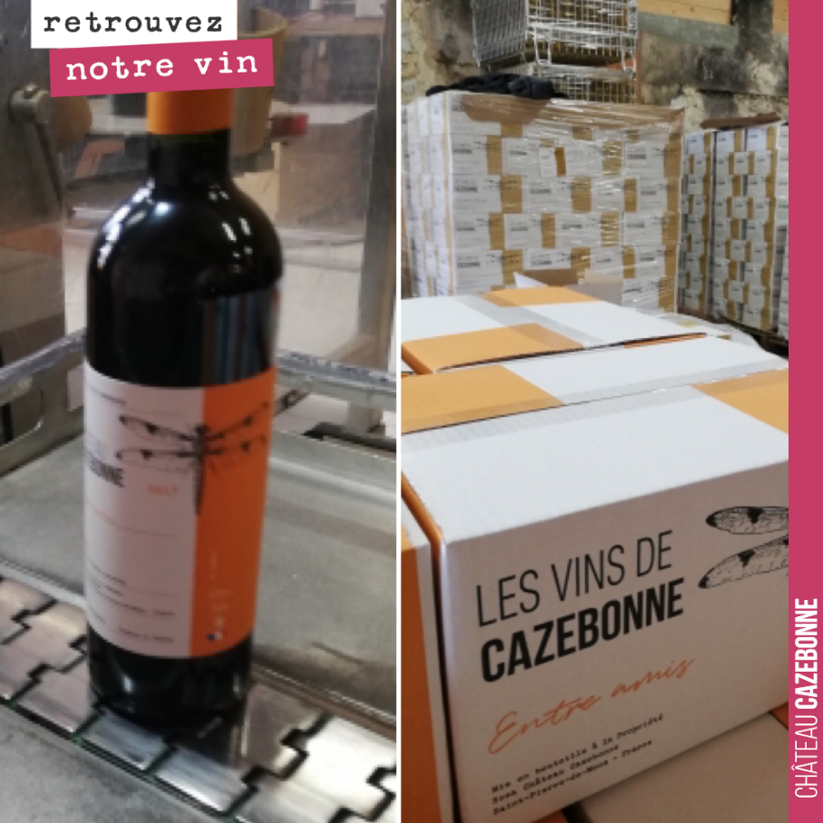 On était en rupture d’Entre amis rouge et blanc.
Donc vendredi, on était sur l’étiquetage.
Lors des mises en bouteilles, on peut soit choisir de faire directement les 4 opés, dans ce cas on réal...