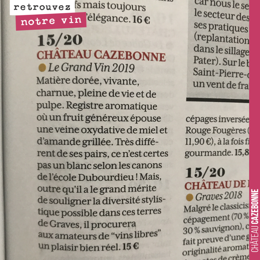 Quel bonheur ! On est même d’accord avec tout ce qui est écrit.