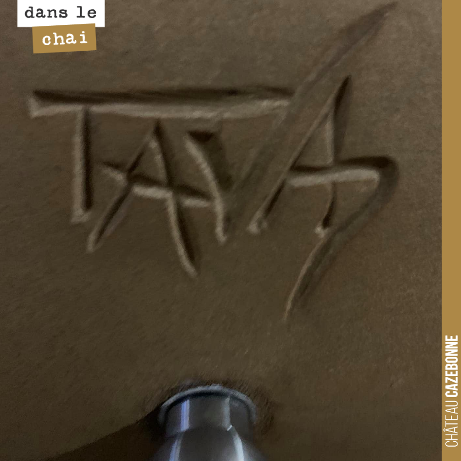 Une jolie signature pour nos amphores.
Merci Julien pour la photo !