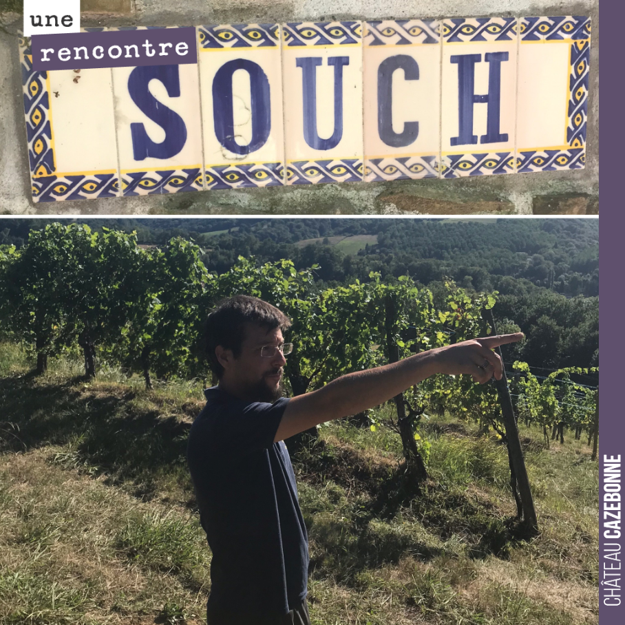 Passionnante visite au Domaine de Souch à Jurançon.
Des vins aux fraîcheurs impressionnantes, un domaine en biodynamie, créé il y a une trentaine d’année, par Yvonne Hegoburu et son mari.
