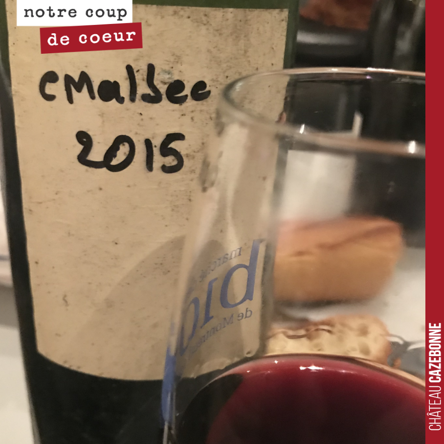 Ce vin n’existe pas !
Vinifié à partir du cépage cabernet-malbec, un cépage non inscrit au catalogue, croisé en 1894 par M. Elie, à partir de Malbec et de Cabernet-Sauvignon.
C’est très intéressa...