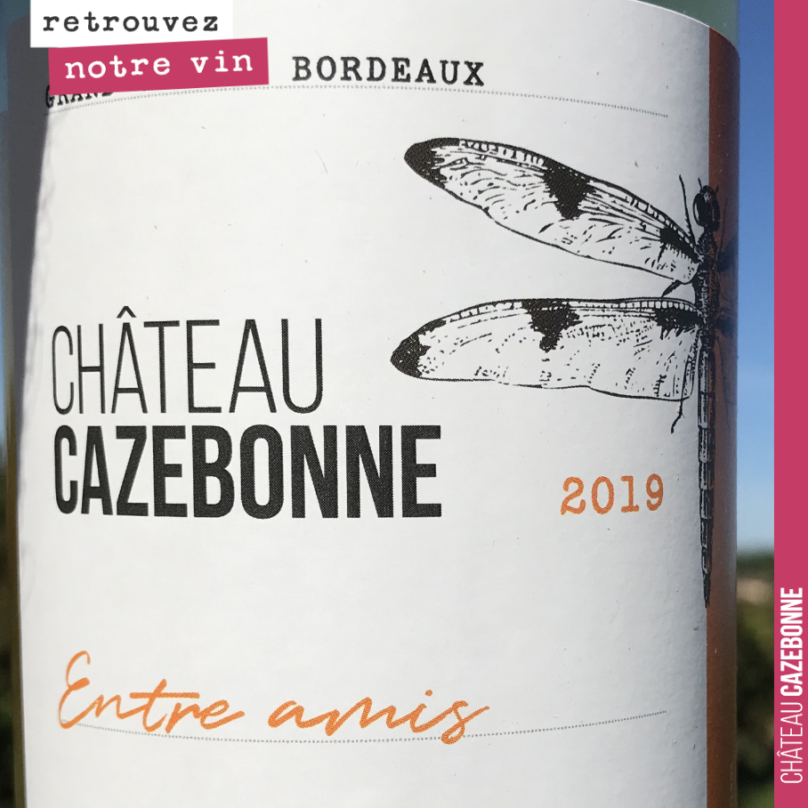 On continue la présentation des cuvées de notre gamme avec cette fois une bouteille Entre amis.
De couleur orange, les vins de cette gamme sont des vins friands, croquants, à savourer à l’apéro av...