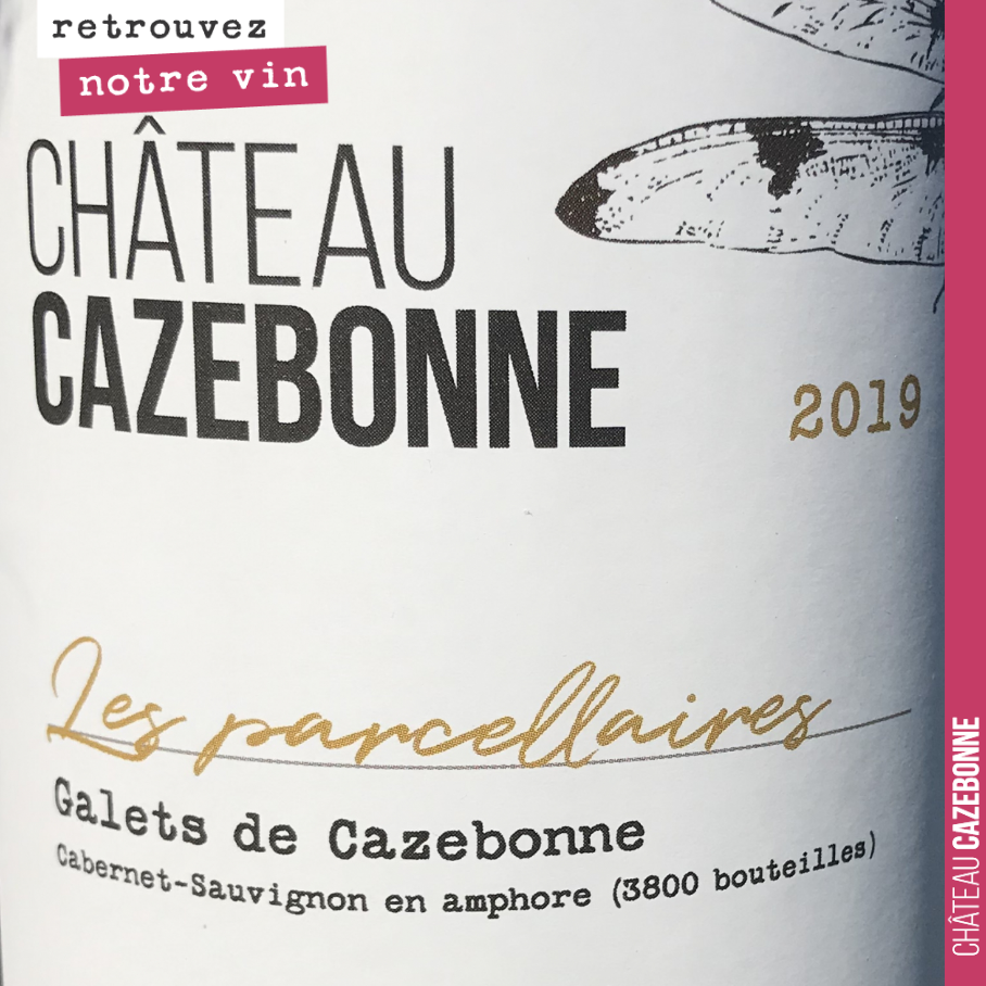 On continue avec la présentation de nos cuvées 2019.
Aujourd’hui, la cuvée Parcellaire, les Galets de Cazebonne sur un pur cabernet-sauvignon, élevé 5 mois en amphore.
Ce vin a obtenu la note de ...