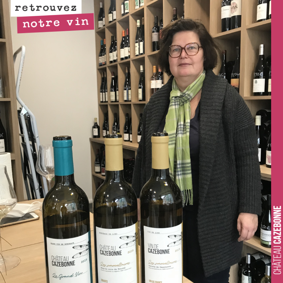 Retrouvez désormais les vins de Cazebonne à la Cave de Crecy dans le 77.
Nos vins y sont désormais en très bonne compagnie auprès de domaines que nous aimons beaucoup de Bordeaux (Jaugeyron, Mouss...