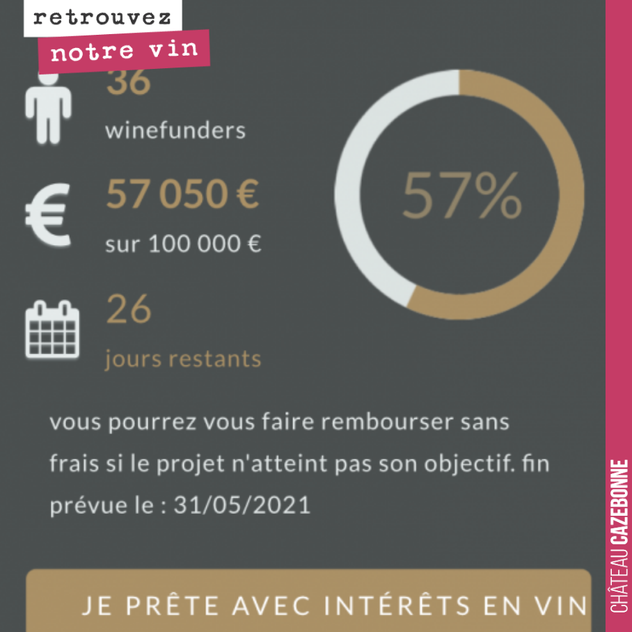 Merci à tous. Notre projet de replantation de cépages oubliés sur notre parcelle du Maine prend bonne forme.
Si certains sont motivés par l’aventure, rendez vous sur le site de WineFunding pour en...