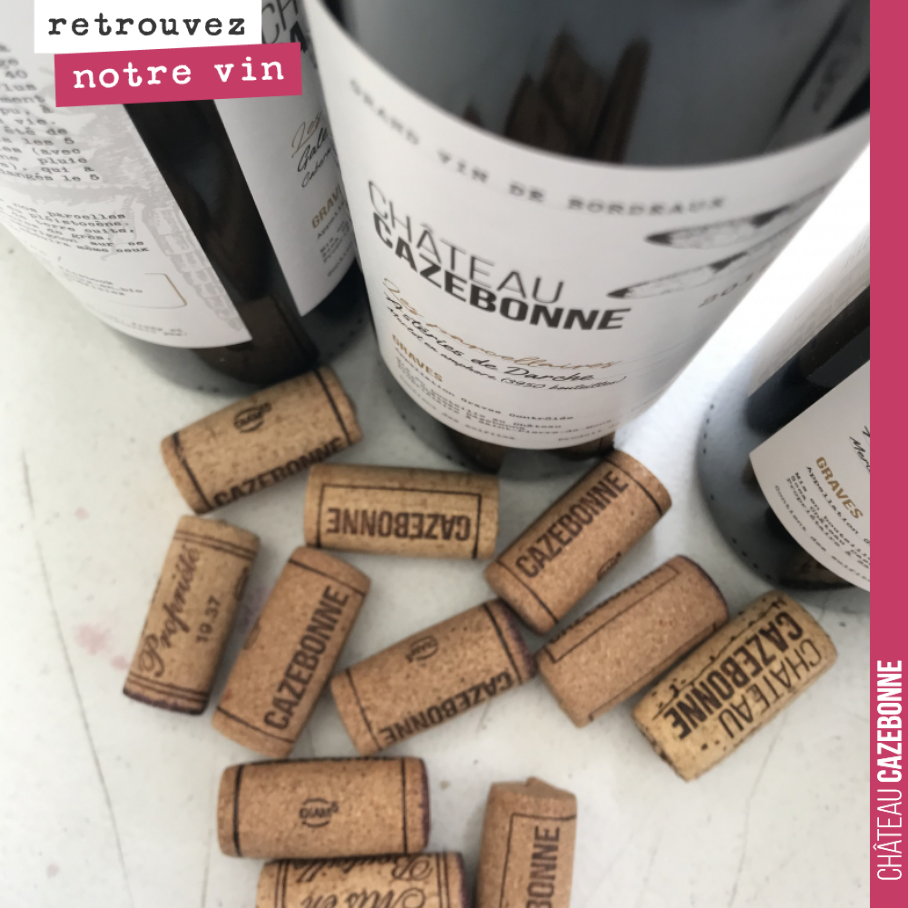 Photo prise sur le salon Pantin boit Bio. Nous travaillons avec des bouchons techniques. Ces bouchons garantissent l’absence de goût de bouchon et permettre de réguler au mieux les échanges du vin ...
