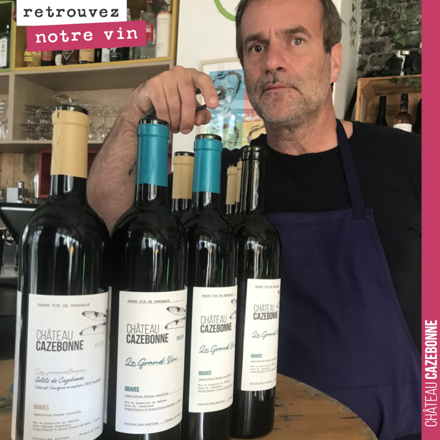 Soirée dégustation de Cazebonne à 750g la table. 6 cuvées à déguster au verre en alliance mets et vins avec les plats de Chef Damien.