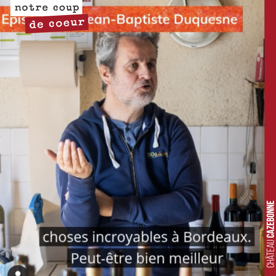 Très heureux d’avoir pu parler de notre passion avec le trio du Bon grain de L’ivresse.
Quel avenir pour les cépages oubliés de Bordeaux ?
Les raisons des Bordeaux Bashing ?
Notre démarche à Caz...