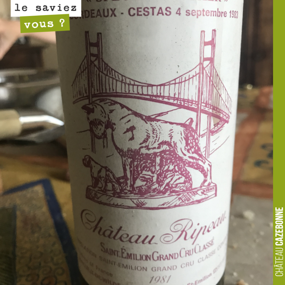 Autre époque (1981), où un cru classé pouvait accepter de réaliser une cuvée spéciale !
Cette bouteille de 40 ans était d’ailleurs encore de belle facture, presque pas une ride !