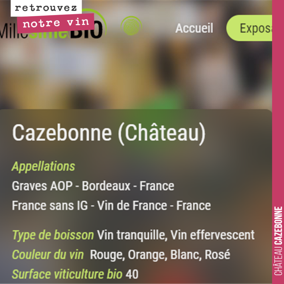 Dernier jour pour le Salon Digital Millésime Bio.
Une expérience intéressante, très complémentaire avec les salons physiques. Des RDVs de 30 minutes pour faire connaissance et peut-être plus si af...