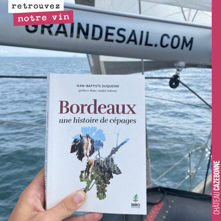 Nos meilleures cuvées sont exportées à New York à la voile par Grain de Sail.
Et l’équipage a, comme vous pouvez le constater, de bonnes lectures à bord !
Un transport qui fait du sens !