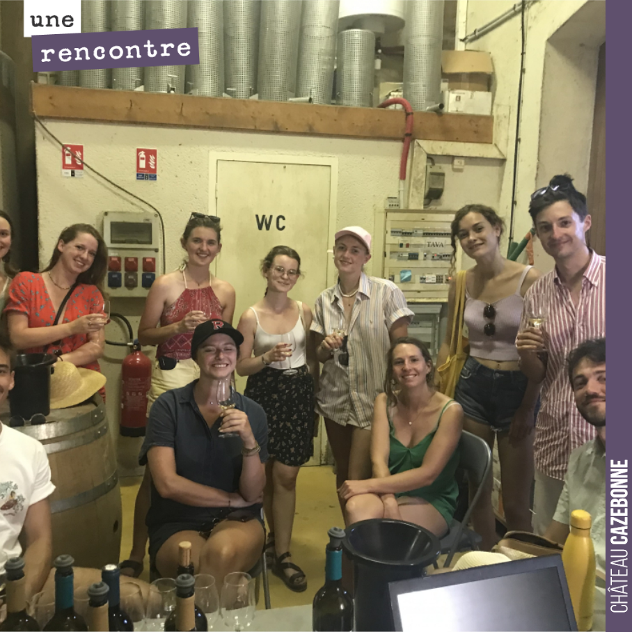 On adore recevoir à Cazebonne !
Ici une visite d’une bande de potes originaires de Normandie !
Venez nous voir, on vous partagera notre passion ❤
Pour réserver : SMS à 0689774212