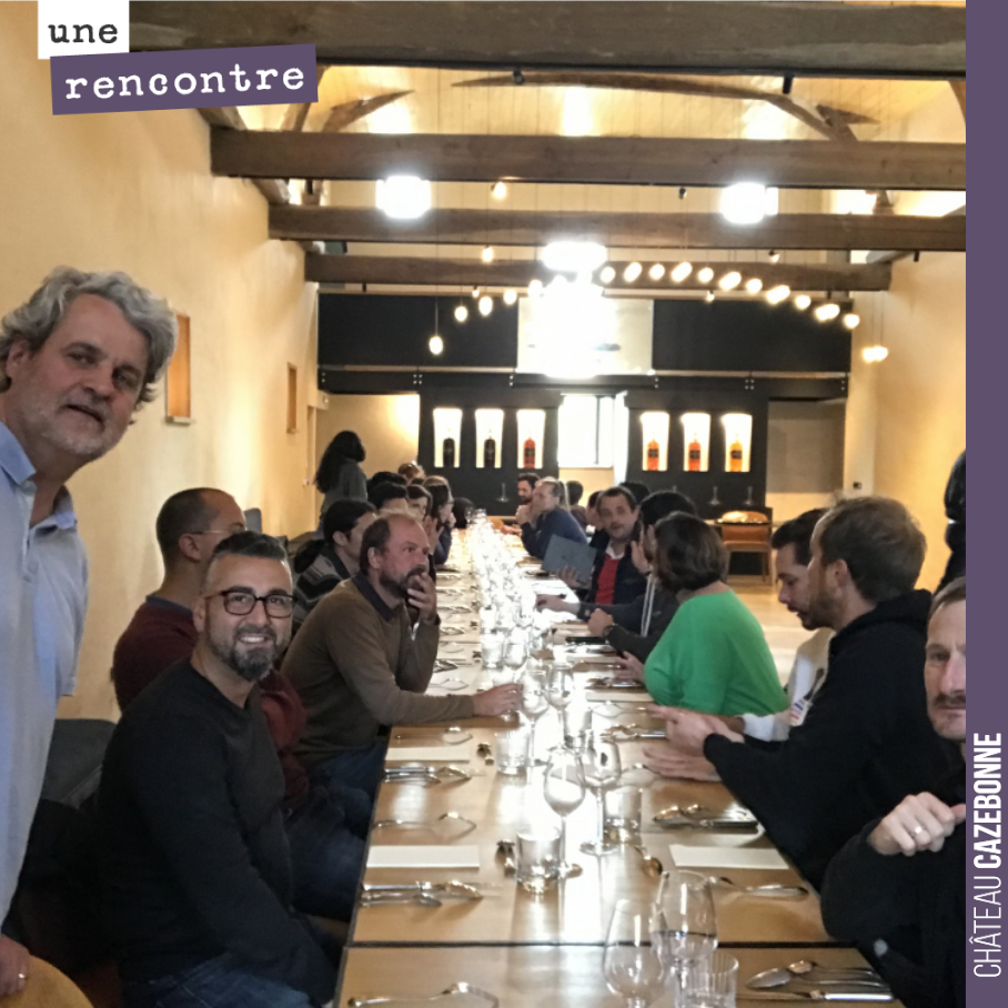 Super matinée jeudi en compagnie de Nicolas Jamin pour parler de cépages oubliés et de Biodynamie à Cazebonne avec les étudiants du BTS Viti-oeno de Blanquefort.
Matinée qui s’est terminée avec un...