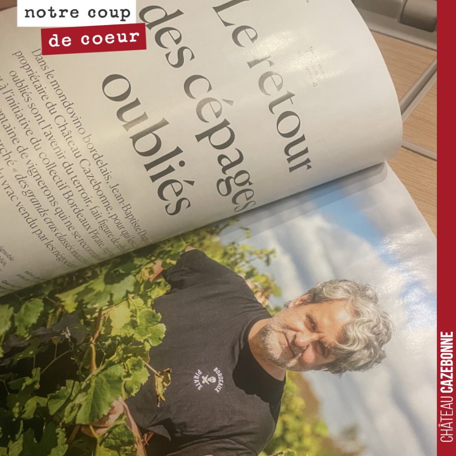 Je découvre cet article sur notre travail dans le magazine Vivre Bordeaux.
Oui les cépages d’autrefois apportent des réponses face au réchauffement climatique !
J’y présente également la démarche d...