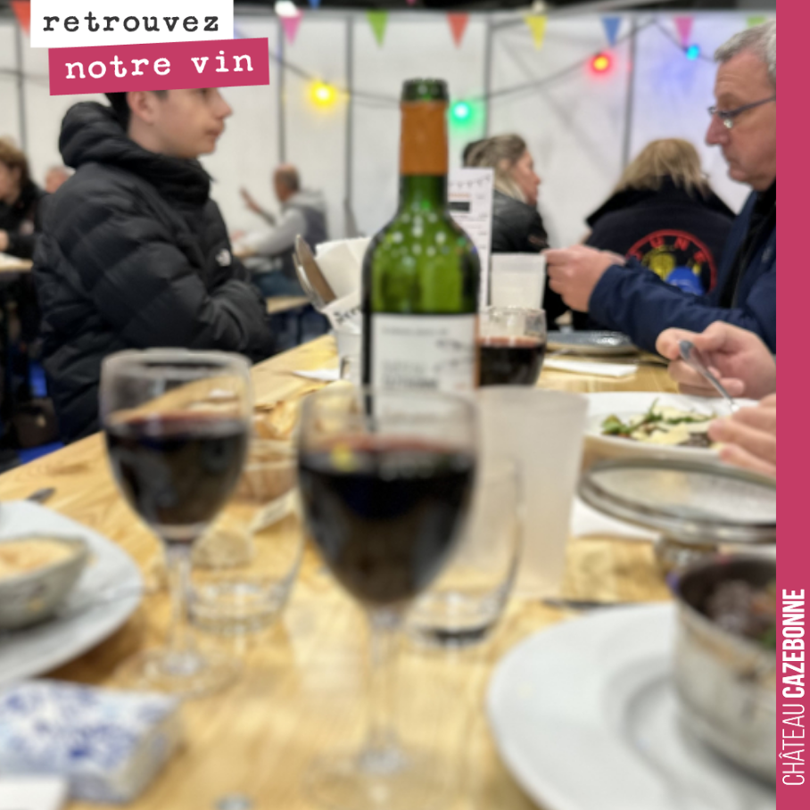 Si vous êtes de passage au salon de la plongée, Porte de Versailles, vous pourrez y déguster du Cazebonne !