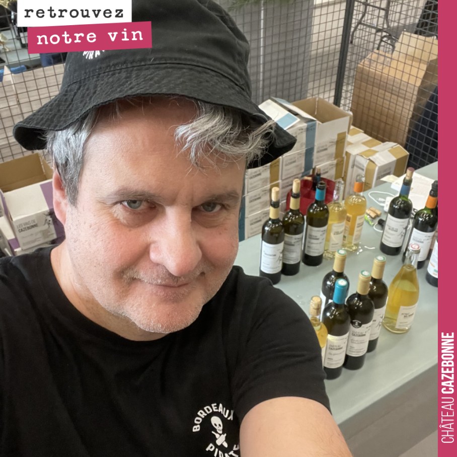On est en place au salon des vins bios et bio dynamiques de Limoges (à Isle pour être exact).
On vous attend !