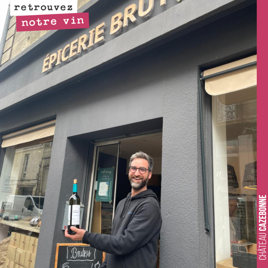 Retrouvez les vins de Cazebonne à l’Epicerie Brut(e)e à Bordeaux.
C’est une très grande fierté pour nous de vendre en local dans ces établissements qui nous font confiance, et défendent un vin de ...