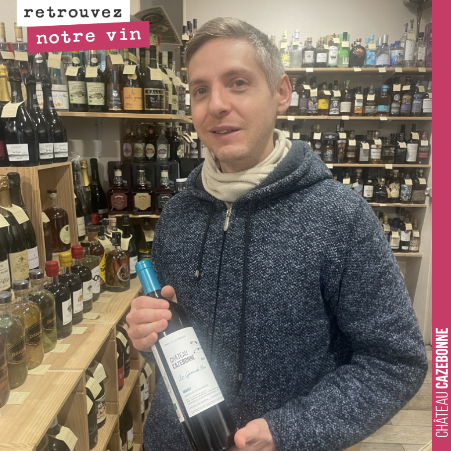 Retrouvez nos vins chez Brice, au Raisin bleu, 225 rue de Tolbiac à Paris.
Ou sur notre site Internet la liste de tous les cavistes qui nous font confiance !
