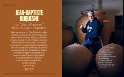 JEAN-BAPTISTE DUQUESNE Le "chai-d'œuvre" des cépages disparus