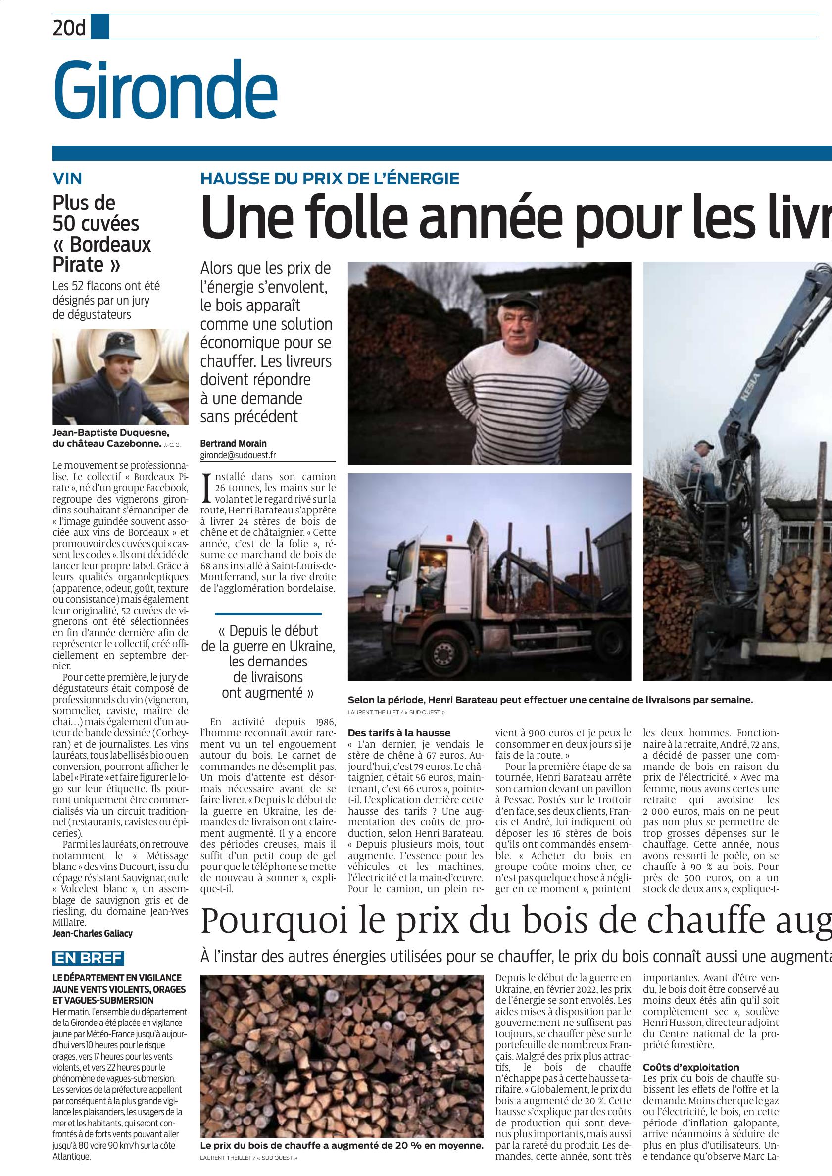 Plus de 50 cuvées « Bordeaux Pirate »