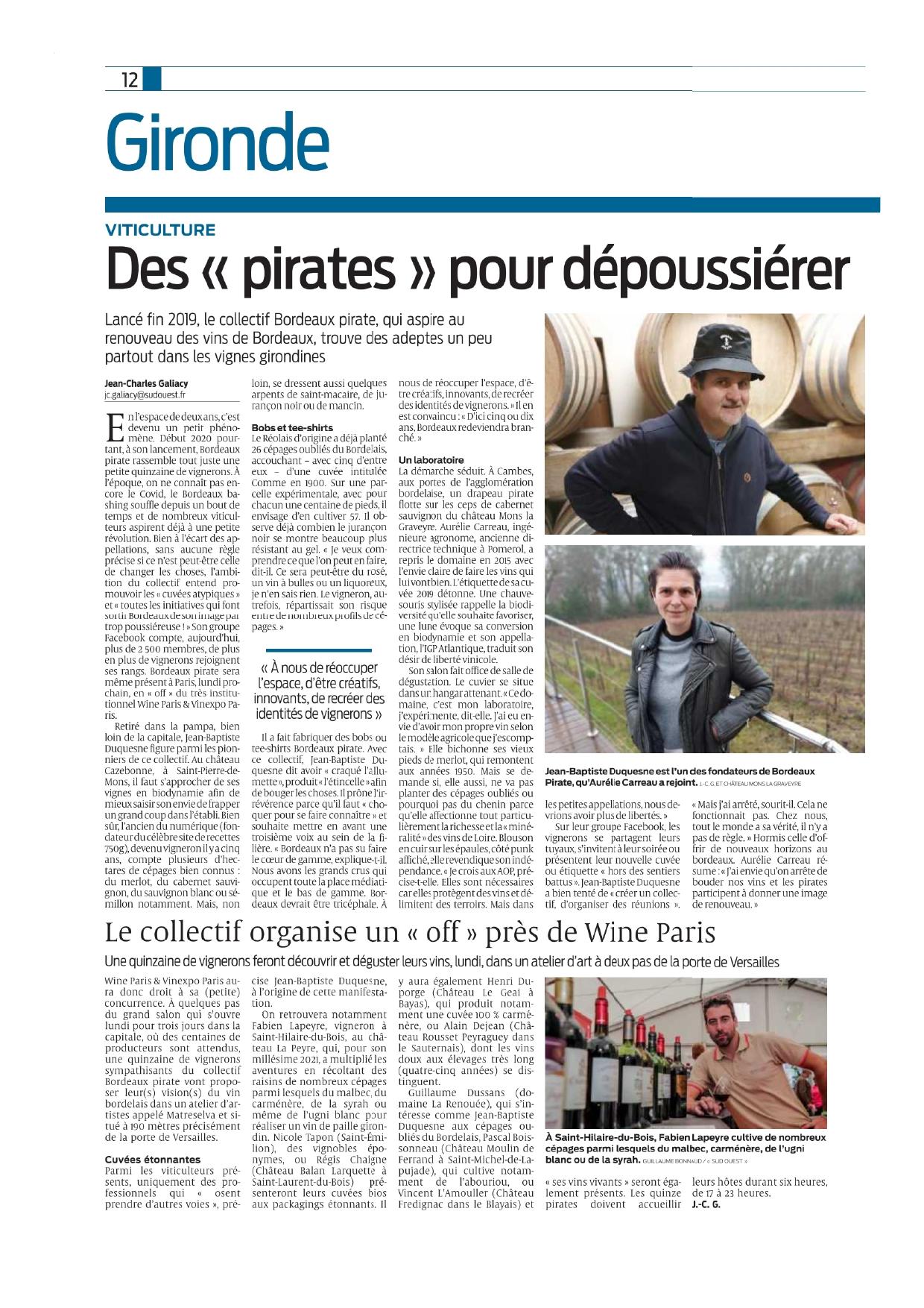 Des « pirates » pour dépoussiérer